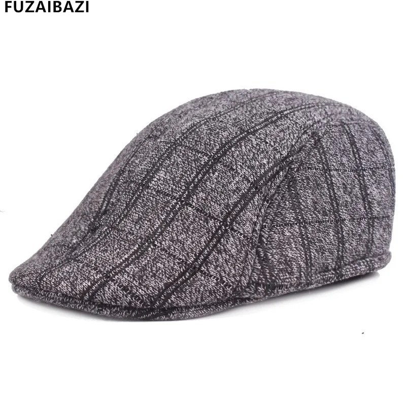 FUZAIBAZI модные новые береты для среднего возраста трендовые зимние сохраняющие