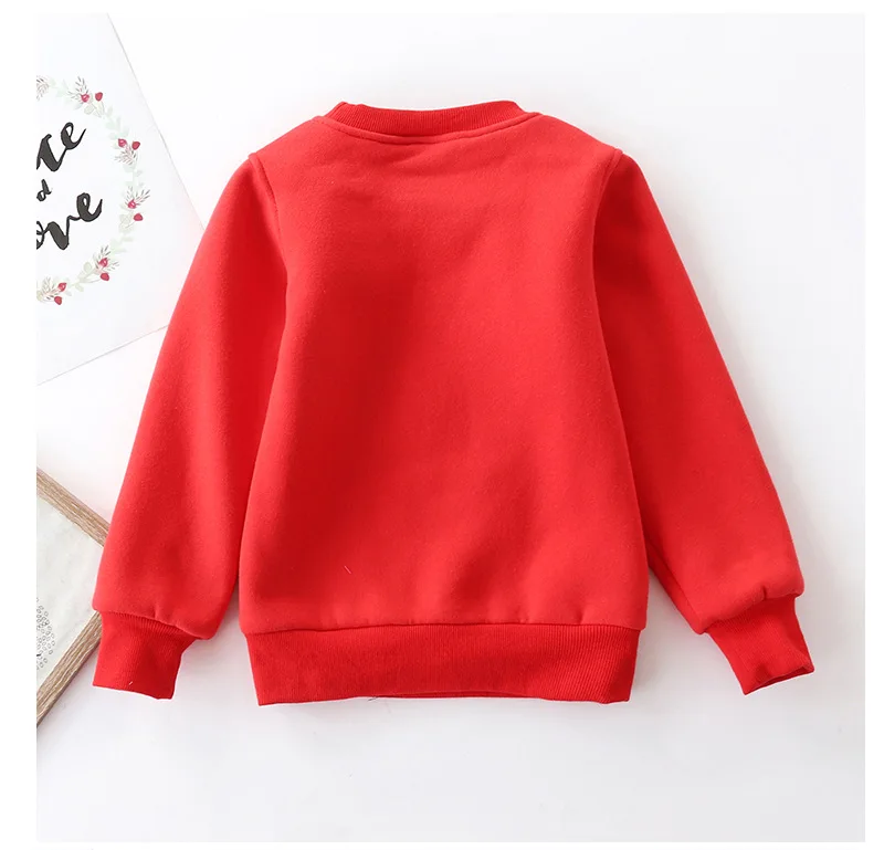Зимняя плотная футболка с принтом для маленьких девочек и мальчиков; детская хлопковая Рождественская бархатная одежда со снеговиком; детская зимняя теплая одежда