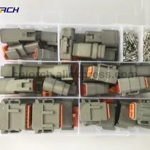 202 шт. Deutsch DTM водонепроницаемый соединитель проводов комплект DTM06-2/3/4/6/8/12 S DTM04-2/3/4/6/8/12 P автомобильной герметичный разъем с шпильки