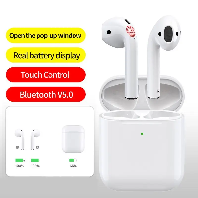 

Newest TWS Wireless Earphones 8D Super Sound Bluetooth 5.0 Headsets Earbuds