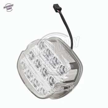 

Clear Motorcycle LED Brake Tail Light Moto Taillight case for Harley Softail Dyna Sportster Touring FXDL FXST FLST