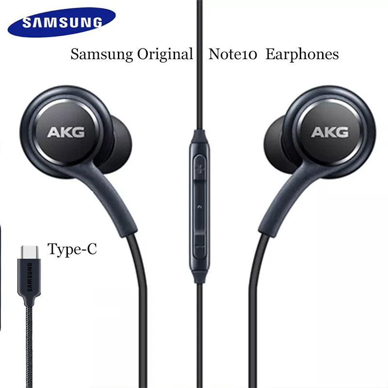 Оригинальные наушники для S9 Samsung вкладыши с разъемом типа C гарнитура микрофоном