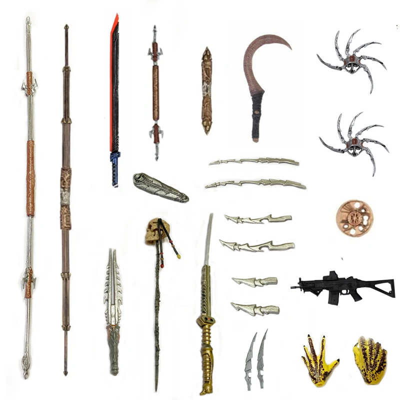 In  stock NECA Predator Accessories 24Pcs--2 - 7" Scale Action Figure -- Ultimate City Hunter