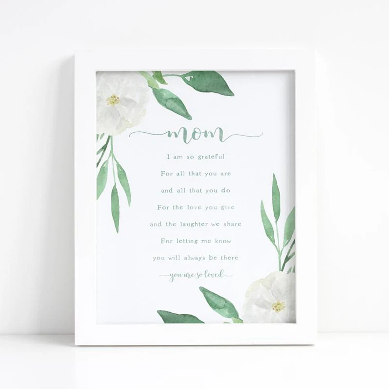 Mom Quote Canvas Print