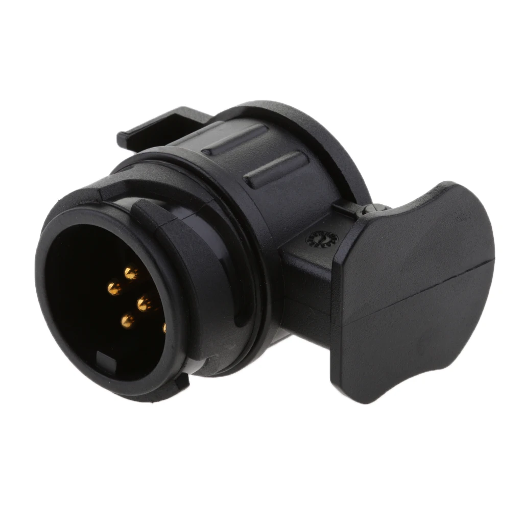 Waterproof Towbar Towing Socket 13 Pin to 7 Pin Trailer Truck Adapter Plug