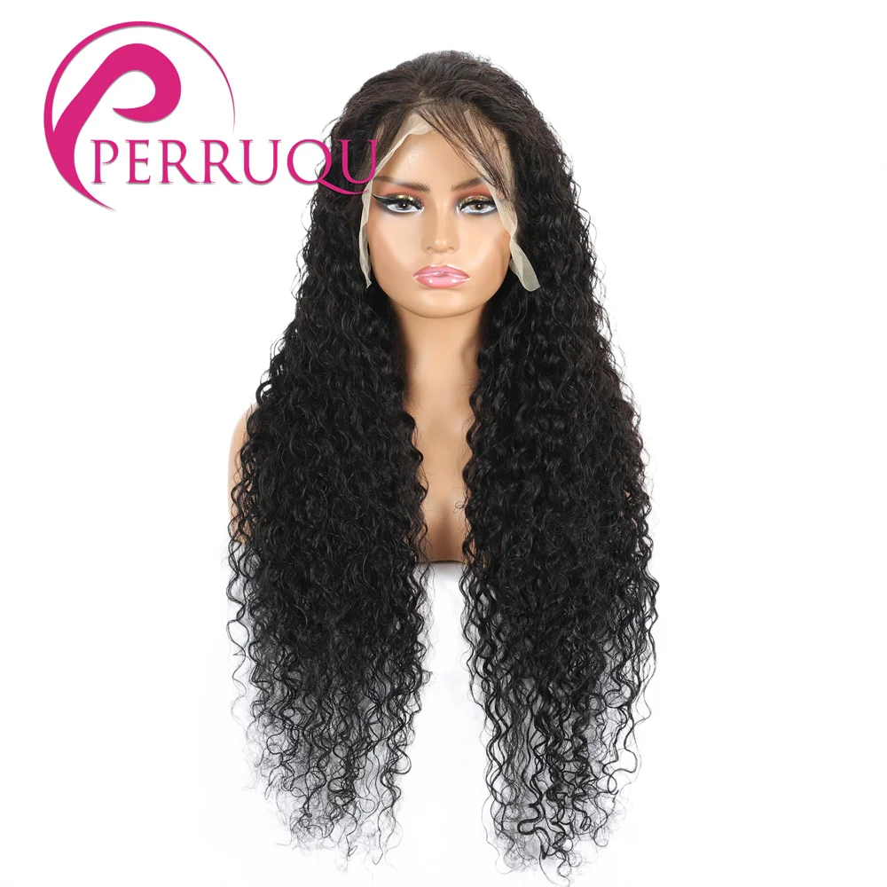 Brazilian Kinky Curly Wig 13X6 HD Lace Front Human Hair Wigs For Women Perruqu 4X4 5X5 6X6 Remy 30 40Inch Curly Lace Closure Wig