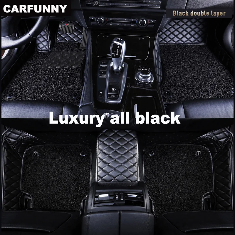 Carfunny Waterproof Leather Car Floor Mats For Jeep Grand Cherokee