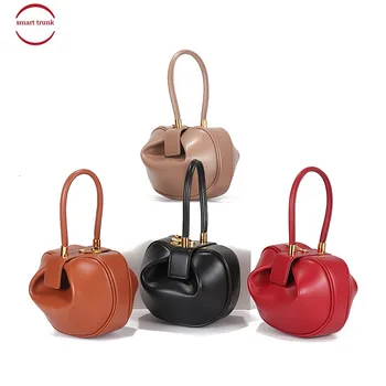 

Bag Woman 2019 Genuine Leather Woman Package Dumplings Wonton Woman Package France Niche Design