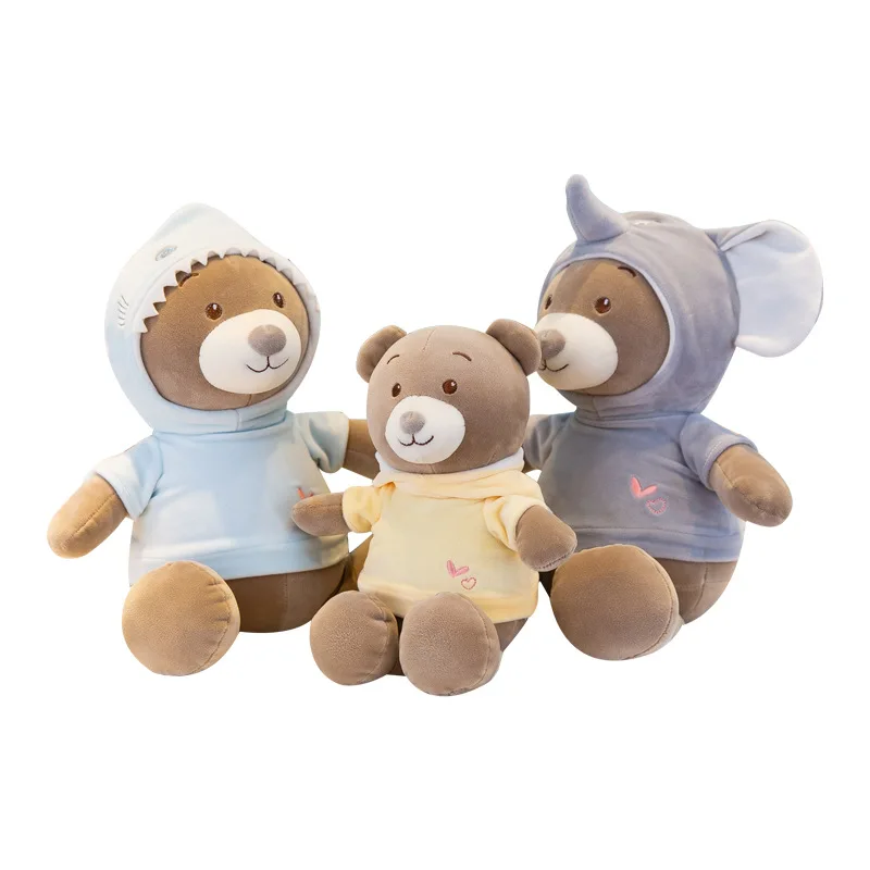 

New Style Hoodie Turning Bear Plush Toy Doll Clothes Detachable Customizable Large Amount from Yuichi