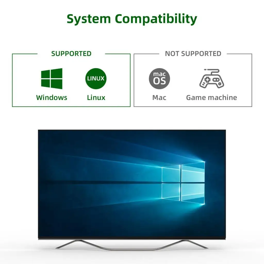 2019 1T 2T 500GB USB3.0 External Hard Drive Enclosure Case SATA Silver For all versions of Windows & Linux PC and laptop