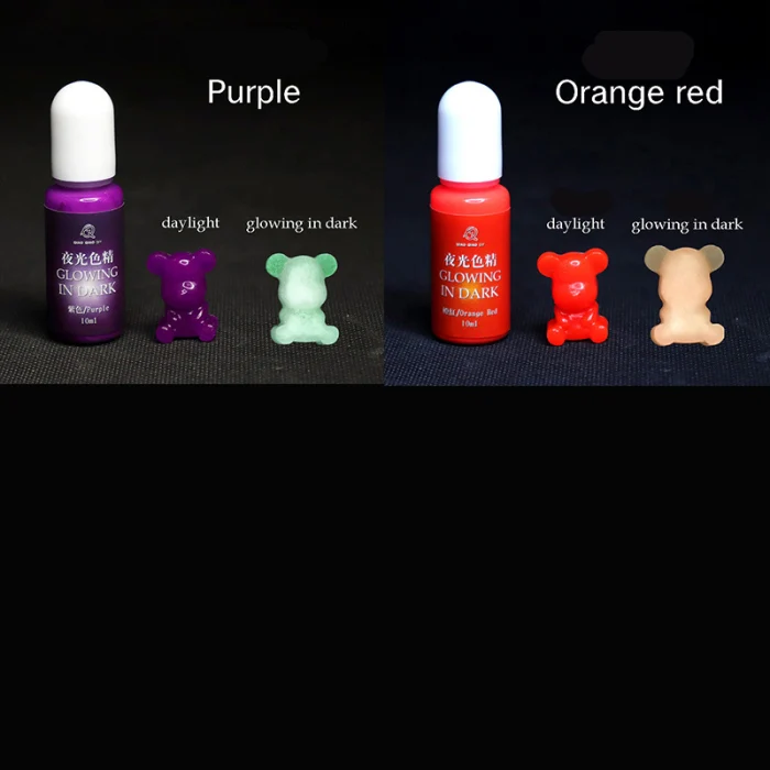 10-color Luminous Color Set DIY Silicone Mold Coloring Pigment Tool XH8Z