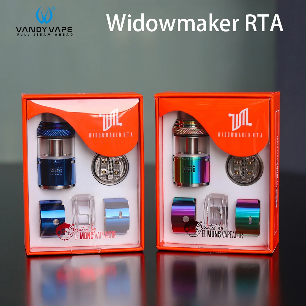 Оригинальный атомайзер Vandyvape Widowmaker RTA 5 мл электронная сигарета для 510 Pin Box Mod VS VANDY