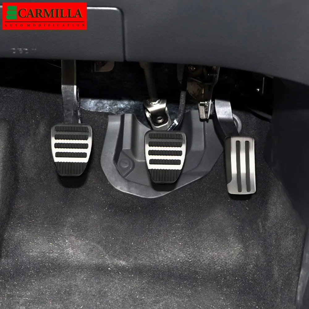 AT MT Car Pedals Stainless Steel Pedal Cover For Nissan X-Trail Xtrail T31 ROGUE Qashqai J10 Teana Altima