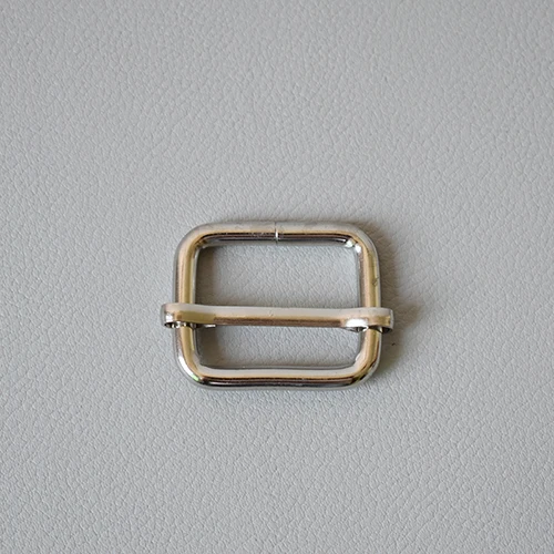 Four Color Slide Adjusters For Webbing 25mm Belt Buckles Handbag Bag Dog Collars Sewing Durable Metal Buttons - Цвет: 1pcs Silver