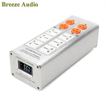 

New version hifi Power filter Power amplifier filter TP1000 power supply socket lightning protection voltage display socket