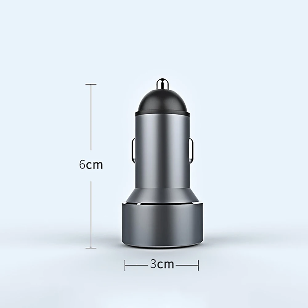 AOSHIKE, мини, двойной USB, 12 В, автомобильное зарядное устройство, 2.4A, быстрая зарядка, 2 порта, USB телефон, быстрое зарядное устройство, автомобильный адаптер, USB разъем, автомобильный аксессуар