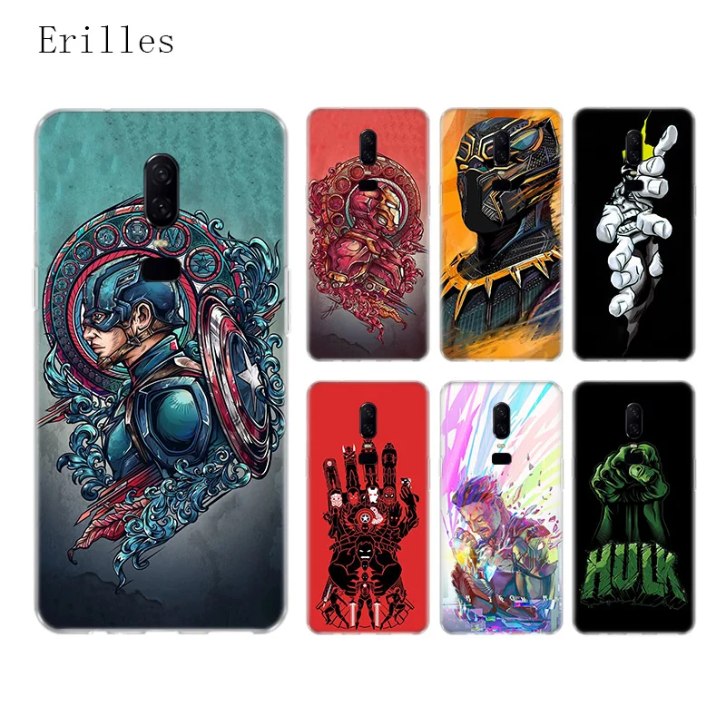 Силиконовый чехол Marvel Angry Iron Man Heroes для OnePlus 1 + One Plus 8 7T 7 Pro 6T 6 5T 5