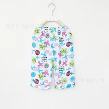 Летняя детская одежда; спортивные брюки-Капри Для детей; для мужчин и женщин; для маленьких детей; с принтом; искусственный хлопок; Breeche