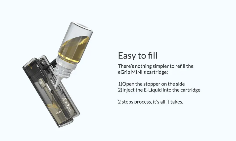 Предпродажный Joyetech eGrip мини-картридж, пригодный для мини-набора eGrip в 1,3 мл емкость, сменная электронная сигарета