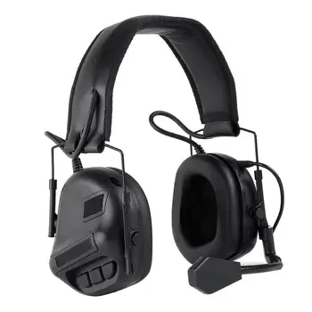 

Tactical Headset Ionic Texture Earmuff Retractable Folding Design Noise Reduction Sweat And Breathable 1 Pcs