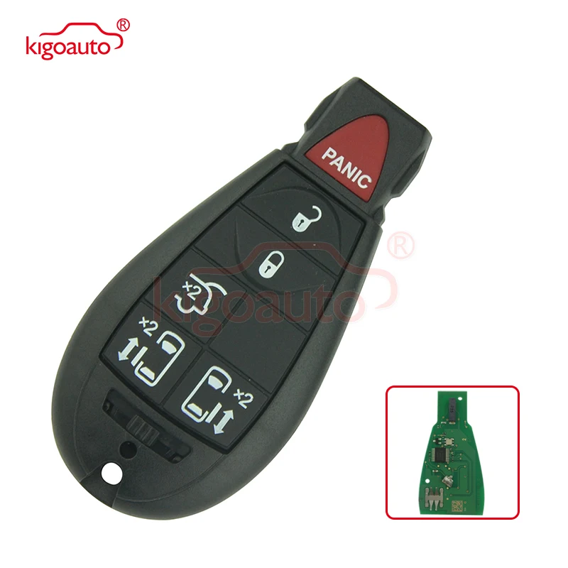 Kigoauto M3N5WY783X 267F-5WY783 434 МГц 3-7 Кнопка точек на дюйм fobik Для Dodge Challenger chrysler jeep, автомобильные аксессуары, брелок Fobik КЛЮЧ 2009 2010 2011