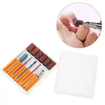 

Tungsten Steel Nail Polishing Head Sets Nail Art Drill Bits Point Drill Manicure Tool Manicure Machine Accessory