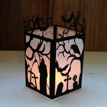 

Happy Halloween Scrapbooking Metal Cutting Dies Ghost Bird Craft Dies cut DIY Paper Card Making Stamps and Dies