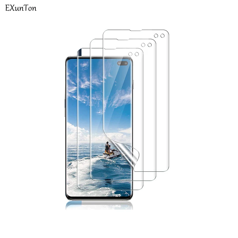 

3PCS 3D Full Cover Soft TPU Screen Protector for Samsung S10 Plus 5G S10e Protective Film for Galaxy S10 Plus 5G S10e Front Film