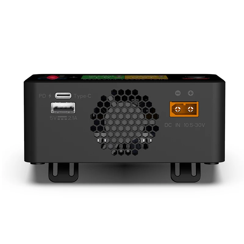 HOTA P6 DC 600W 15Ax2 Dual Channel Battery Balance Charger Smart Charger for Lipo 1-6S LiIon NiMH Battery with Type-C Output 36W