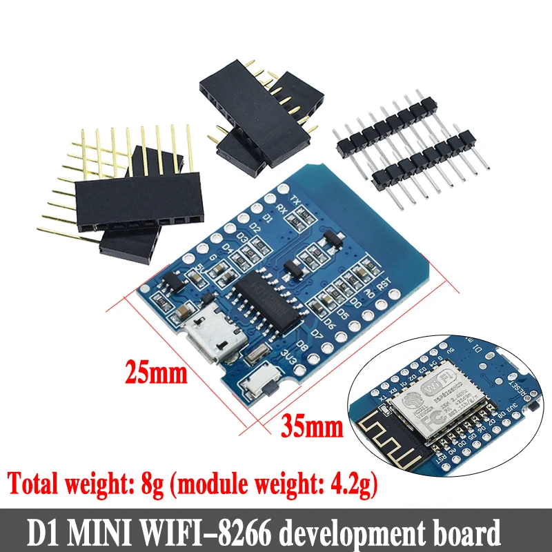 Плата разработки NodeMCU Lua IOT D1 Mini ESP8266 USB WeMos Wi Fi плата 3 В С Pins|Интегральные схемы| |