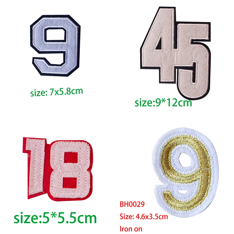 1 шт. Цвет номер английские буквы алфавита Смешанные Вышитые приклеивающиеся