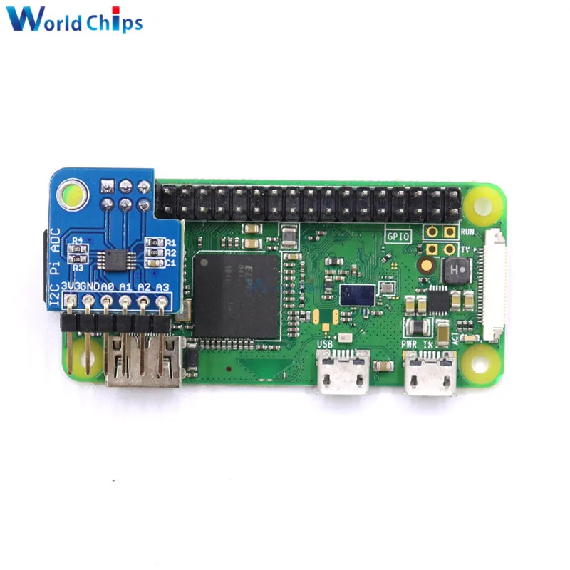 ADS1115 IEC IIC Pi ADC Аналоговый Цифровой модуль преобразователя 16 бит 3,3 В для Raspberry Pi 1/2/3/Zero/A+/B