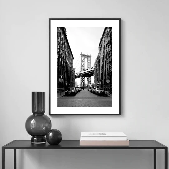 Nordic Black and White Marine Photography Art Print – Sexy Nude Women