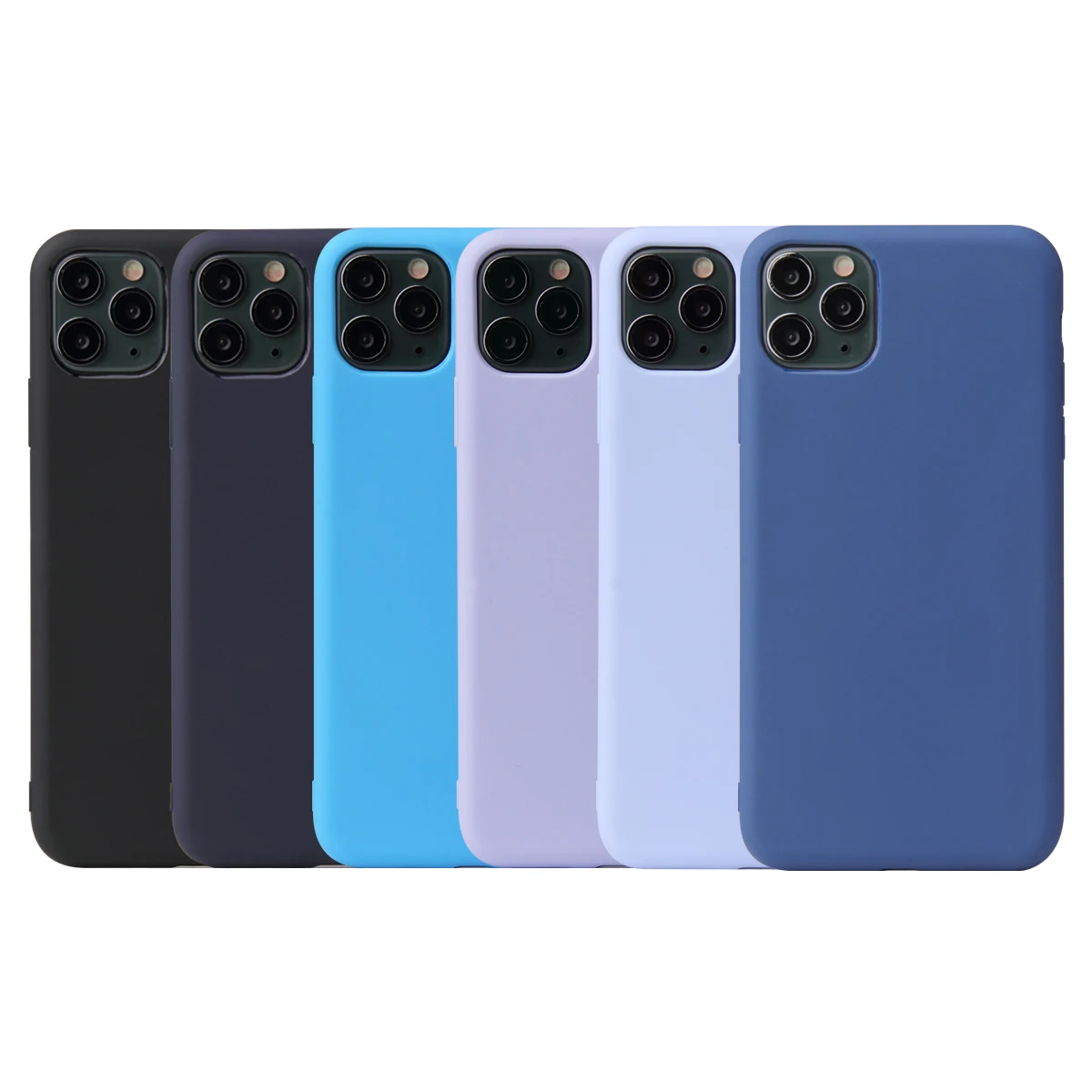 Для IPhone 11 Pro Max чехол, силиконовый,, карамельный цвет, тонкий, мягкий, TPU, задняя крышка для Apple IPhone X XS Max XR 7 8 6S Plus