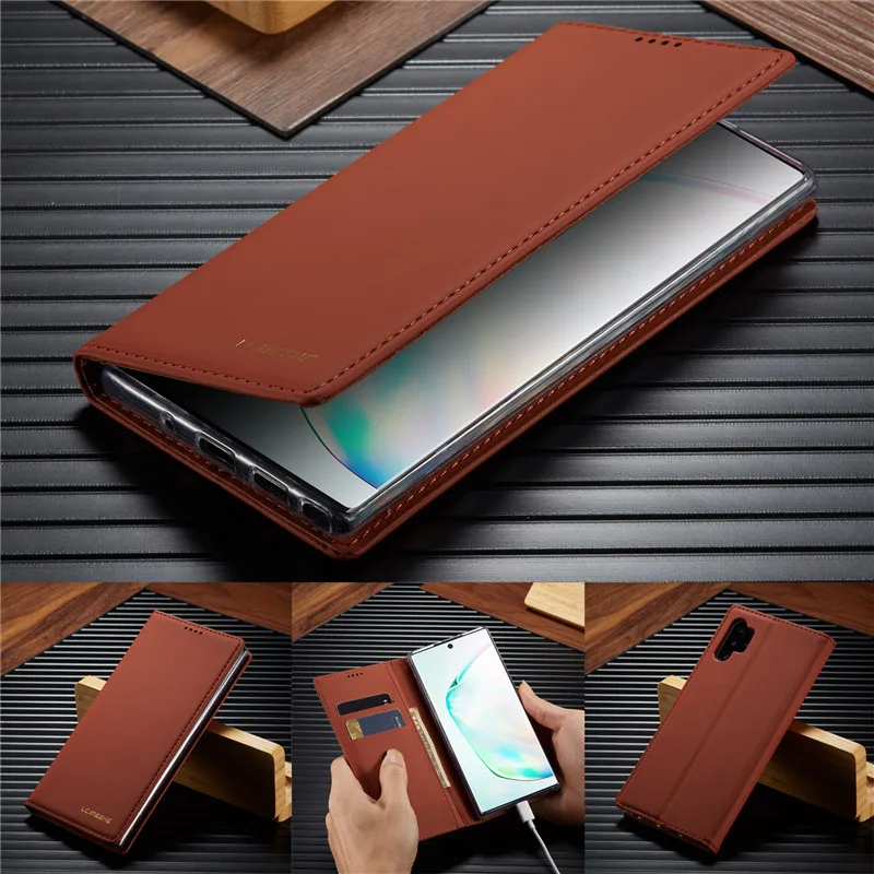 

Flip Case For Samsung Galaxy Note 10 plus Case A70 A50 A40 A30 A20 A10 Wallet Case For Samsung S10 E S9 S8 Plus Note 9 Cover