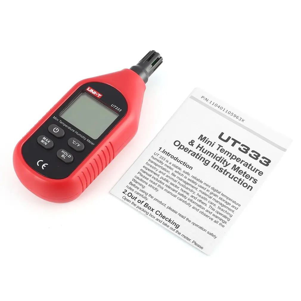 

UNI-T UT333 Mini Digital LCD Air Temperature Humidity TEMP/RH Meter Electronic Thermometer Hygrometer Moisture Meter