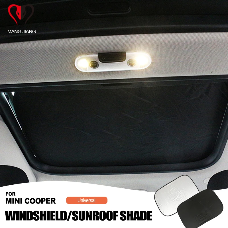 Union Jack Sunroof para Mini Cooper, isolamento térmico Car Sunshade
