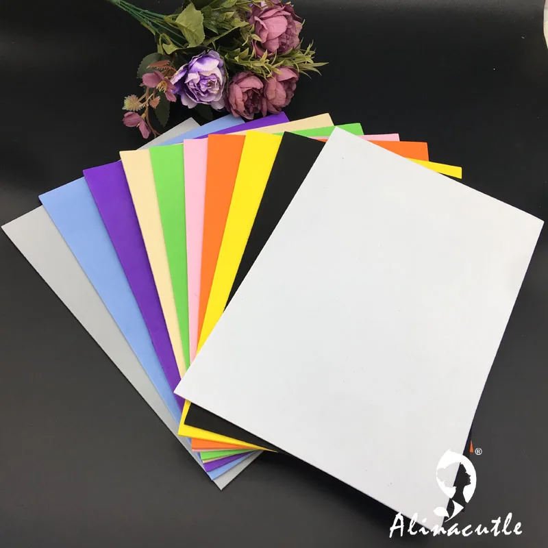 3MM Thick Foam Sponge Paper 21 x 29 cm Handmade EVA Craft Paper DIY Foam Flower Party Decoration Scrapbooking Card diy scrapbooking accessories,holiday party decorations