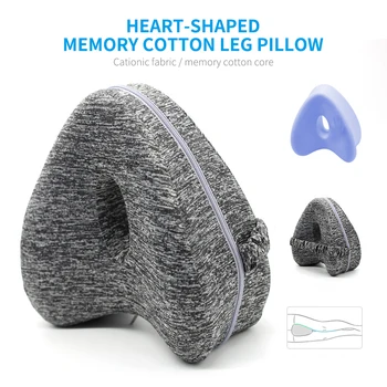 

Orthopedic pillow for sleep memory foam leg position pillow knee support pillows between legs for hip pain sciatica 25x23x13cm