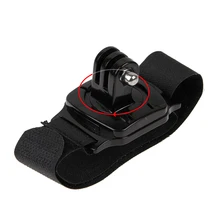 Degree Rotation Unique 360 Wrist Hand Strap Band Mount for Gopro Hero 2 3 3+ 4 5 6 7 Sjcam xiaomi yi Promotion toz 360 degree rotation handle bar bike 3 way adjustable holder set for gopro hero 4 3 3 2 1