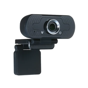

USB Webcam 1080p HD 3.6mm Lens Desktop Clip-On PC Laptop Camera Drive-Free for Video Conferencing Live Streaming Online Courses