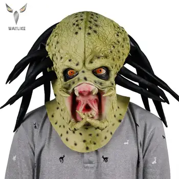 

Waylike High Quality Predator Mask Halloween Horror Masquerade Fancy Dress Party Cosplay Costume Scary Mask For Halloween