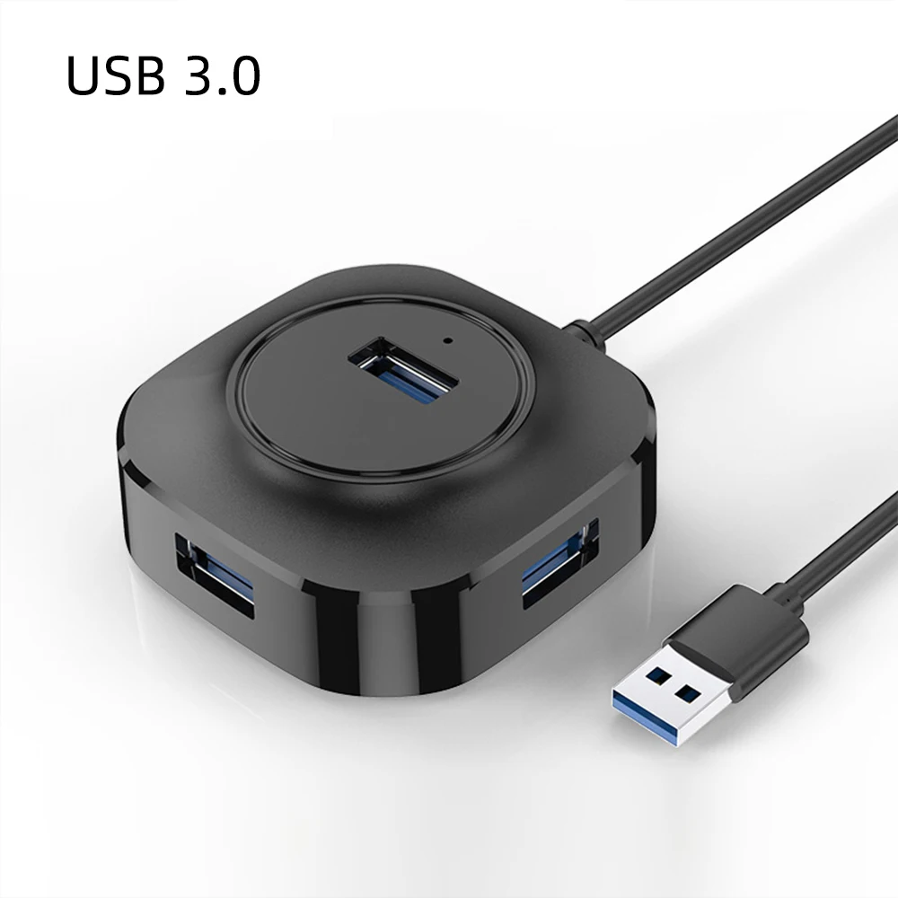 1 шт. концентратор разветвитель 3,0/2,0 4 usb-хаб кабель 20 см/30 см микро несколько USB порт расширитель для планшета, ноутбука, ноутбука - Цвет: USB 3.0