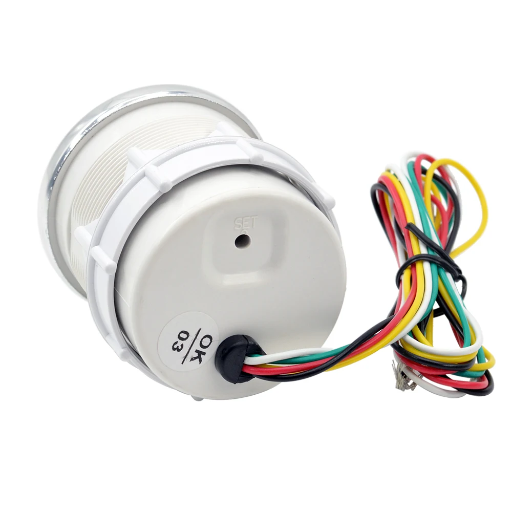Dragon 52mm White Backlight Auto Car Air Fuel Ratio Gauge Car modification ext temp Gauge Oxygen Sensor Narrow Band Meter