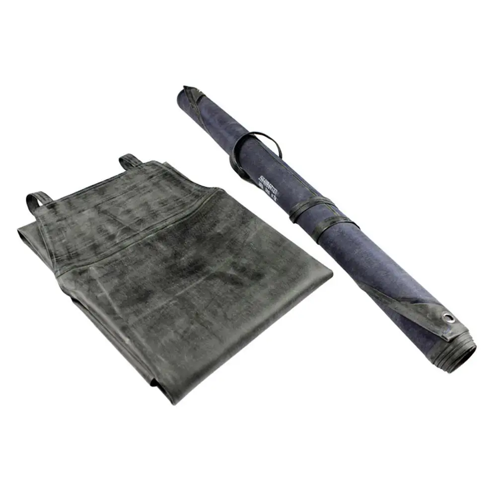 Heavy Duty Waterproof Pvc Apron Rubber Vinyl Apron Chemical Resistant Work Safe Waterproof Apron For Lab Work Cleaning Fish