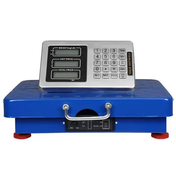 

Electronic Commercial Scale Wireless Platform Scale LCD Display Floor for Grocery Stores Supermarket Retail Outlets 200KG/441lbs