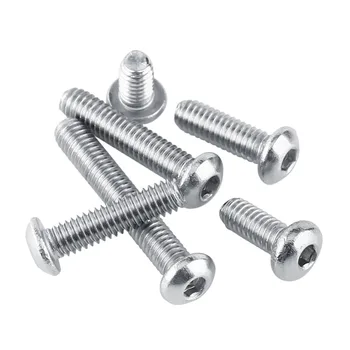 

180pcs/Set M2.5 vis tete creuse Stainless Steel SS304 Pan Head Hex Socket Screws Assortment Kit petite visserie
