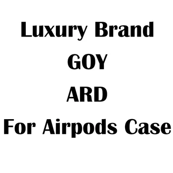 

Goy Luxury Earphone Headset Accessories Leather Case Brand for Apple Airpods Pro Air Pods 3 Cover Protective Headphone Box Bag
