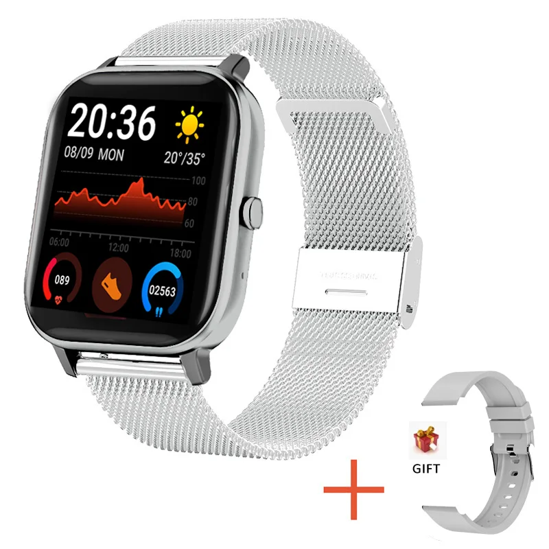 2022 New Bluetooth Call Smart Watch Heart Rate Blood Pressure Monitor Smartwatches IP67 Waterproof Multi-Sports Mode Smartwatch 