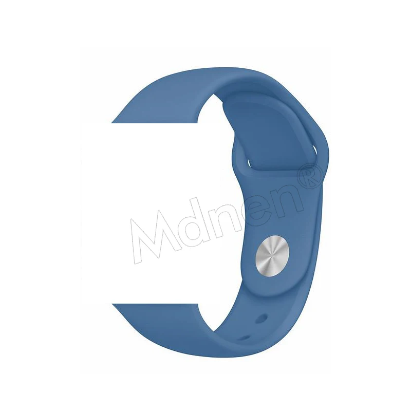 Силиконовый ремешок-петля для Apple Watch 42 мм 38 мм Iwatch 5 4 3 2 1 браслет с магнитной пряжкой - Цвет ремешка: 36 Denim blue